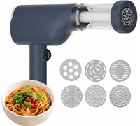 macchina per pasta portatile, Sei tipi di stampi, acciaio inossidabile for uso alimentare, design con fibbia sicurezza, facili da pulire for cucina e ristorante