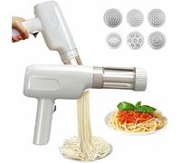 macchina per pasta portatile, Tempo di ricarica rapido, 6 stampi for prese, design a spirale, staccabile, facile da pulire for cucina e ristorante