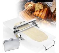 Macchina per pasta sfoglia a manovella, sfogliatrice pieghevole per uso domestico, strumento manuale per la produzione di pasta sfoglia, con spessore regolabile 0,5-17,5 mm/0,5-27 mm,RS201