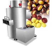 Macchina per Pelare Le Castagne - Macchina Automatica per Pelare E Aprire Le Castagne, Pelapatate Elettrico Commerciale per Castagne Da 100 Kg/H Con Maniglia Nessun Danno Alle Castagne,220V-10blades