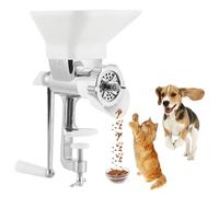 Macchina per pellet per alimenti per animali domestici, strumento di elaborazione manuale per pesce, uccello, gatto, cane, include stampi opzionali da 1,5-10 mm
