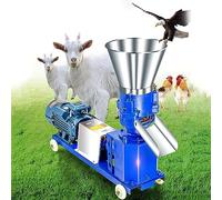 Macchina per pellet per mangime animale, lunghezza regolabile delle particelle, riduce i costi di allevamento, ideale per piccole aziende agricole