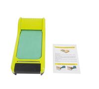 Macchina per pellicole per scarpe, dispenser automatico step-on senza fili, taglierina per membrana monouso per suola, dispositivo a pedale in plastica ABS 58 × 24,5 × 15 cm yellow