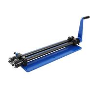 Macchina per piegatura circolare, 18 pollici, rullo per perline, con 6 set di gradini da 1,2 mm, piegatrice manuale, 460 mm, per officine in lamiera