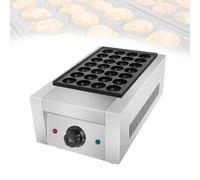 Macchina per Poffertjes,Piastra per Takoyaki Professionale-Mini Pancake Maker Elettrico-Piastra Ispessita Temperatura Regolabile per Pasticceria Creativa e Boutique Dolce(24)
