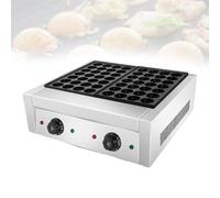 Macchina per Poffertjes,Piastra per Takoyaki Professionale-Mini Pancake Maker Elettrico-Piastra Ispessita Temperatura Regolabile per Pasticceria Creativa e Boutique Dolce(56)