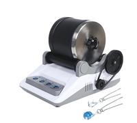 Macchina per polire le pietre elettrica, Kit di polimento pietre professionale con pulsanti timer 7 giorni, Tritatore per gemme staccabile e kit di polimento, Facile da imparare per adulti e bambini