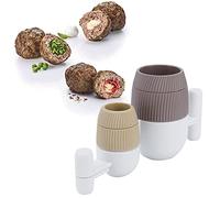 Macchina per polpette, 2 pezzi grande e piccolo creatore fai-da-te rotondo per polpette, sandwich, stampo per pressatura, gadget da per la del ristorante di casa