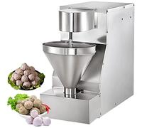 Macchina per Polpette Commerciale, Macchina per Formare Polpette Automatica 18/20/22/26/30mm Macchina per Fare Polpette, 200-230 Pezzi/Min, Produzione Elettrica per Polpette di Pollo con Pesce di Mai