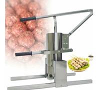 Macchina per polpette di verdure, processore manuale in acciaio inox per cucina domestica e commerciale, doppia capacità 13 cm per una facile preparazione delle crocchette