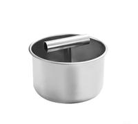 Macchina per polpette in acciaio inox con manico ergonomico per creare 6 o 12 polpette uniformi per preparare i pasti senza sforzo (6 fori)