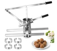 Macchina Per Polpette Professionale, Pressatura E Formatura Manuale | Quattro Misure Intercambiabili, Cabina Da Cucina, Acciaio Inox A 25 Fori