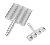 Macchina per polpette quadrupla, macchina per polpette con 04 acciaio inossidabile 4 in 1 macchina per polpette con paletta per preparare pasta di gamberetti polpette di pesce