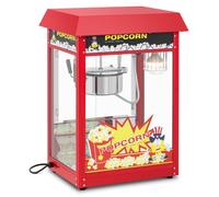 Macchina per popcorn - 1500 W - 5 kg/h - rosso - Carretto Pop Corn