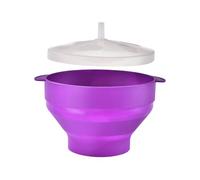 Macchina per popcorn a microonde, per snack resistente al calore, design a prova di schizzi | Attrezzatura per scoppiare in ristorante, apparecchio in silicone facile da pulire per uso