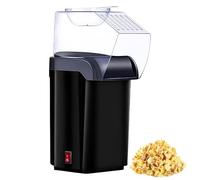 Macchina per popcorn ad aria calda, 1200 W, elettrica per popcorn fai da te, veloce in 2 minuti, funzionamento rapido con un solo tocco, per video di casa e feste di Natale, sana e senza olio, senza