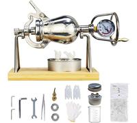 Macchina per Popcorn Ad Aria Calda, Macchina per Popcorn Tradizionale Cinese, Mini Amplificatore per Alimenti In Acciaio Inossidabile 304, Pentola A Pressione per Popcorn(500ml)