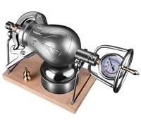 Macchina per Popcorn, Macchina per Popcorn Cinese Ad Alta Pressione, Macchina per Popcorn con Riscaldamento A Fuoco in Acciaio Inossidabile per Feste in Casa(100ML)