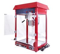 KuKoo - Macchina per Fare i Popcorn Rossa 230g in Acciaio Inossidabile Professionale