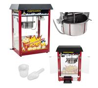 Macchina per popcorn da bar con piano nero