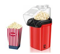 MACCHINA PER POPCORN ELETTRICA 1200W ROSSA AD ARIA CALDA SENZA GRASSI