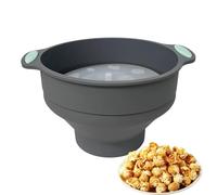 Macchina Per Popcorn In Silicone, Pieghevole Con Manico Aggiornato | 24,8 X 20,6 X 6,1 Cm Lavabile In Lavastoviglie 323 G Grande Capacità, Salutare Macchina Per Snack A Microonde Migliora Le S