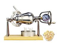 macchina per popcorn, Macchina for popcorn manuale Home Piccolo amplificatore for cereali in acciaio inossidabile 304 Nostalgia vintage Mini popcorn Pops Macchina for popcorn con manico