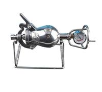 macchina per popcorn, Mini amplificatore alimentare for cannone manuale in acciaio inossidabile, macchina for popcorn tradizionale cinese, un pasto delizioso for riunioni di famiglia e film