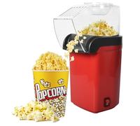 Macchina per popcorn, mini macchina per popcorn da 1200 W per la casa, semplice e sana, poco olio, popcorn incluso, perfetta per popcorn dolci, cucchiaio dosatore per mais, per video domestici e feste