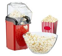 Macchina per popcorn per la casa, potente preparazione senza grassi con aria calda, 1200 W, con misurino incluso