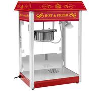 Royal Catering Macchina per popcorn rossa - design americano RCPS-16.3