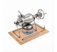 Macchina per popcorn vecchio stile, cannone per popcorn cinese vintage, macchina per popcorn ad alta pressione in acciaio inossidabile 304 per decorazioni domestiche e divertimento fai da te(300ml)