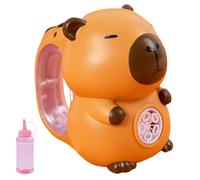 Macchina Per Portatile Capybara - Materiale Plastico ABS, Giocattolo Portatile Leggero, Design Di Animali , Soffiatore Di Di Luce Colorata A LED, Divertente Gioco Interattivo All'ape