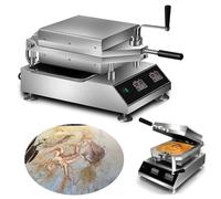 Macchina per Preparare Gamberi Tako Senbei Appena Fatti Macchina per Crepes Istantanee con Controllo Intelligente Temperatura Doppia Piastra Riscaldante Macchina per Torte Pesce Fossili,A
