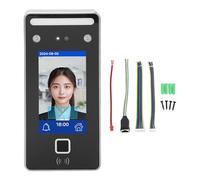 Macchina per presenze con riconoscimento facciale di riconoscimento facciale dinamico con luce visibile AI per i dipendenti Orologio biometrico e controllo degli accessi negli