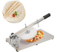 Macchina Per Pressare L'impasto Della Pizza, Pressa Manuale In Acciaio Inossidabile Per Impasti Morbidi, Con Piastra Rotonda, Spessore Regolabile, Diametro Del Disco Opzionale, Per Chapati E Tortilla