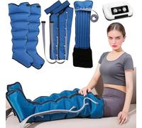 Macchina Per Pressoterapia a Casa︱ Pressoterapia Linfodrenaggio Total︱ Body Pressoterapia Gambe E Pancia ︱6 Camere d'Aria Linfodrenaggio Braccia Macchinario (Pacchetti Combinati Opzionali)