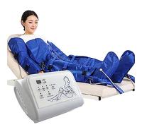 Macchina per pressoterapia per drenaggio linfatico e sottovuoto, per massaggi a pressione con onde d'aria, rilassa i muscoli e scarica le tossine da gambe, braccia, vita e corpo