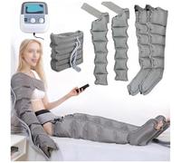 Macchina per pressoterapia per drenaggio linfatico, stivali a 6 cavità per alleviare la circolazione, fasce per braccia e gambe, massaggio al polpaccio e alla caviglia per alleviare il dolore e