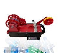 Macchina per Produrre Filamento Desktop, Filamento 3D Pultrudato da Bottiglie di Plastica, Macchina per Produrre Filamento con Controllo Numerico di Temperatura, Riciclaggio PET(Red)