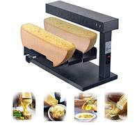 Macchina per raclette Griglia per fondere il formaggio Raclette commerciale, macchina tradizionale per sciogliere rapidamente la doppia area di riscaldamento elettrica
