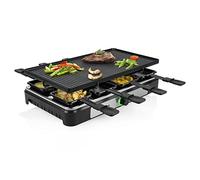 Macchina per raclette Tristar RA-2748-3 in 1 - Raclette/Cooker/Grill/Teppanyaki - Per 8 persone - 1400 W