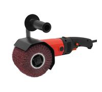 Macchina per rasatura, spazzolatrice elettrica 1580 W, smerigliatrice per lucidatura, levigatrice a rullo, lucidatrice, può essere utilizzata per lucidare, levigare e lavorare