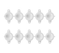 Macchina per Ravioli Manuale da 7cm Carattere Fu in PP Bianco | Chiusura a Pieghe Precisa, Bordi Uniformi, per Ravioli e Wonton, Adatta a Preparazioni Festive