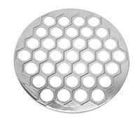 Macchina per ravioli russi, 37 fori in lega di alluminio per ravioli, stampo per ravioli, Pelmeni, taglierina per gnocchi di carne, per tortellini, per feste domestiche (Argento)
