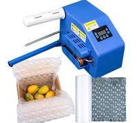 Macchina per riempimento sacchetti con pellicola d'aria, velocità di gonfiaggio di 16 m/min, attrezzatura per sigillatura in polietilene, macchina per imballaggio con cuscino,Blue