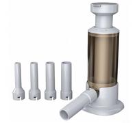 Macchina per ripieno di salsicce con quattro tubi di ripieno 1 4/1 8/2 2/2 6cm per produzione di salsicce fatte in casa veloce e igienica (marrone)