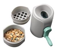 Macchina Per Rompere I Gusci - Pelapatate Portatile A Manovella, Materiale PP Resistente, Gadget Compatto Da Banco | Strumento Per La Rimozione Del Guscio Di Snack Di E Noci Pecan Senza Sforz