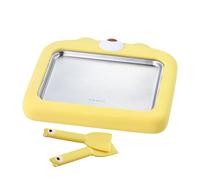 Macchina per Rotoli - Piastra Fredda per Yogurt con Spatole - Strumento Da Cucina Multifunzionale Non Elettrico Per Attività Familiari Con Bambini E Adulti