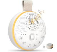 Macchina per rumore bianco - Rumore bianco per bambini e adulti - Ricaricabile e Portatile - Musica rilassante per dormire - Luce notturna - Regalo per bambini - White noise machine